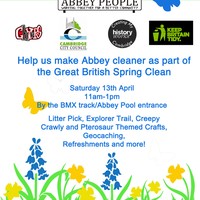 Abbey Environment Day - Sat 13th April 11am to 1pm - All Welcome! 